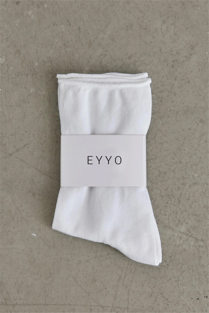 6'lı Beyaz Düz Çorap CRP12 - EYYO