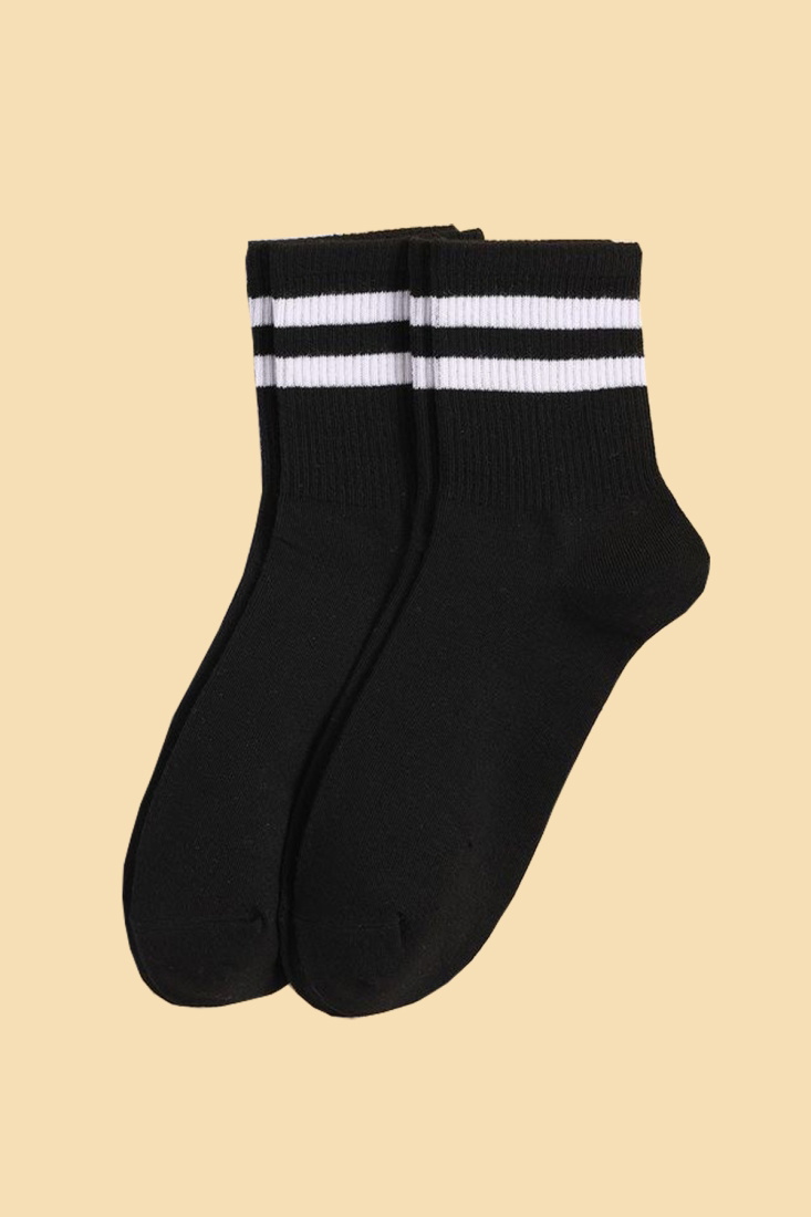 3'lü Şeritli Soket Çorap CRP09 - 