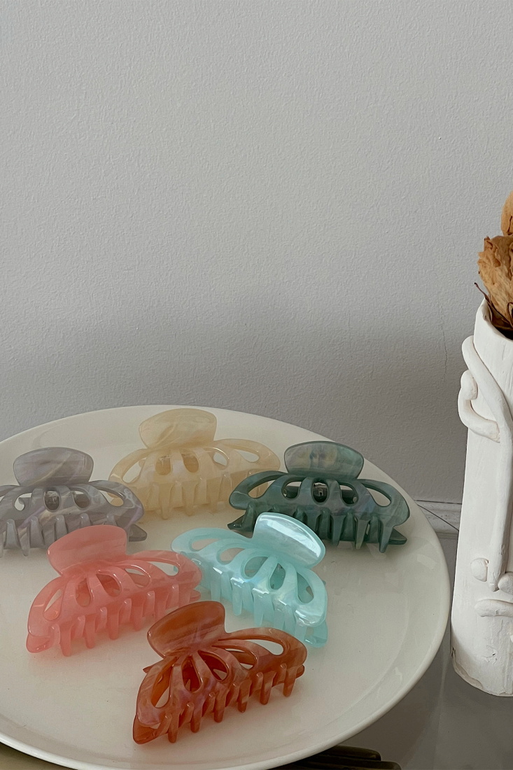 6'lı Kemik Mandal Toka Seti Ak126 - EYYO