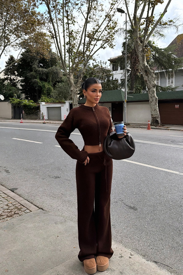 Acı Kahve Zaria Triko Takım ATE-3978 - 3