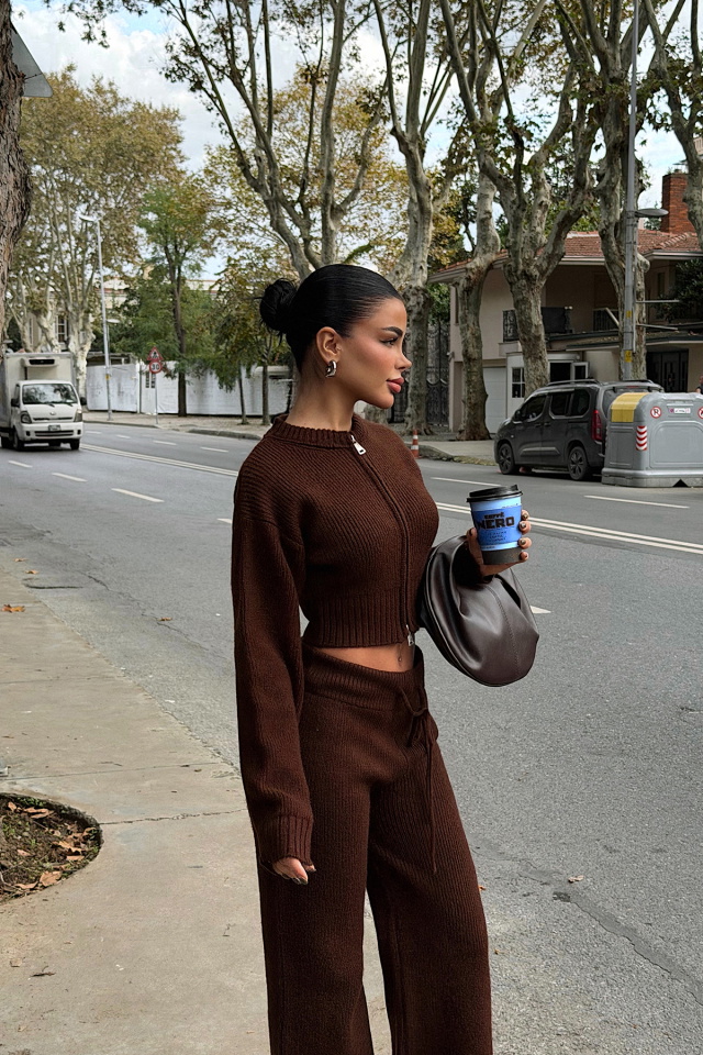 Acı Kahve Zaria Triko Takım ATE-3978 - 4