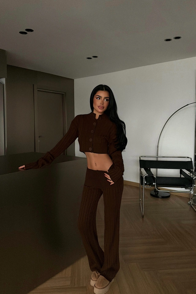 Acı Kahve Isobel Triko Takım ATE-4504 - 1