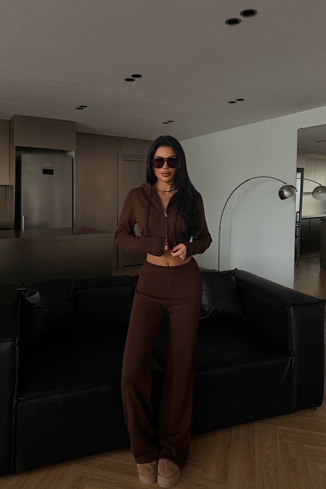 Acı Kahve Vinicia triko takım ATE-4331 - 