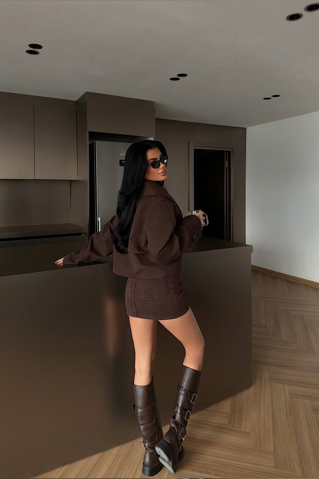 Acı Kahve Klarris Trençkot ATE-4201 - 4