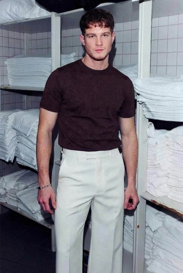 Acı Kahve Triko Basic Tişört ATE-3067 - 1