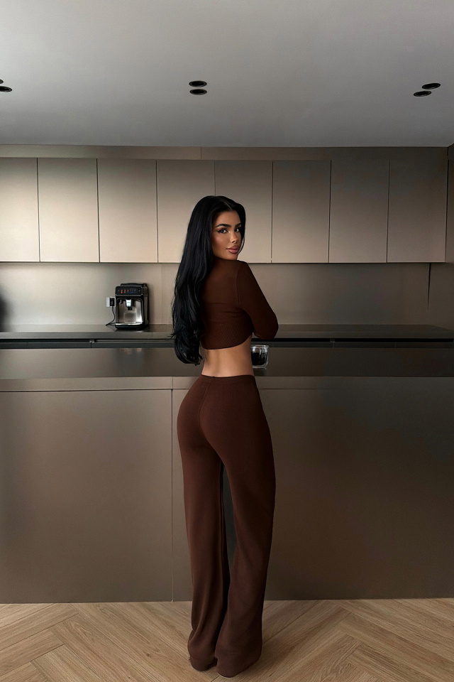 Acı Kahve Nagina Triko Takım ATE-4402 - 4