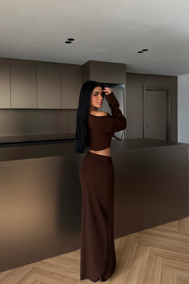 Acı Kahve Slayha Triko Takım ATE-4068 - 4