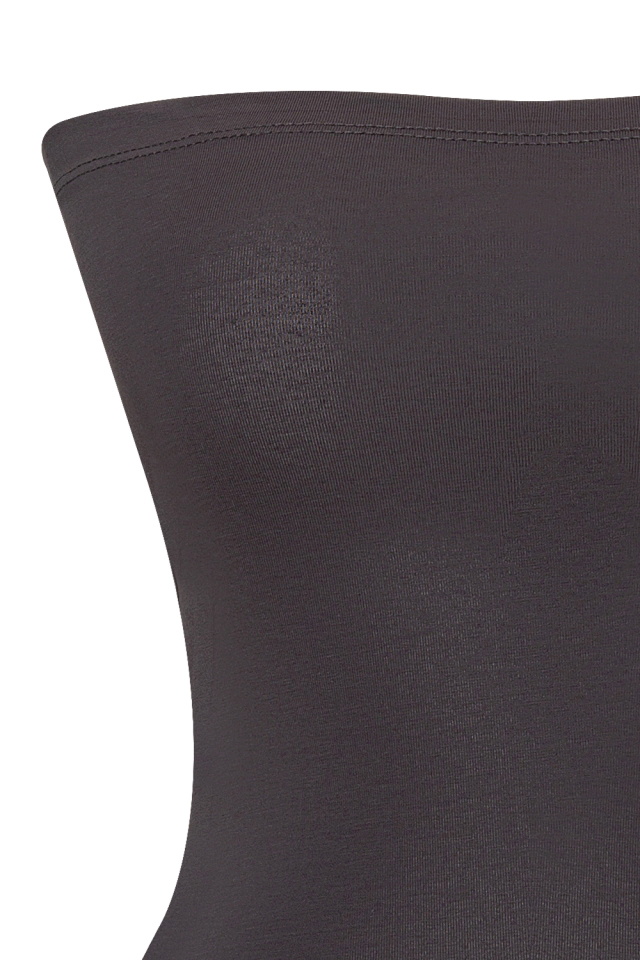 Anthracite Color Basic Mini Dress ATE231 - 6