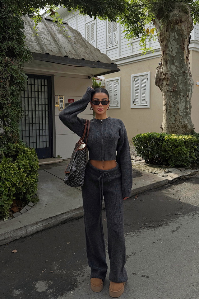 Antrasit Zaria Triko Takım ATE-3979 - 1