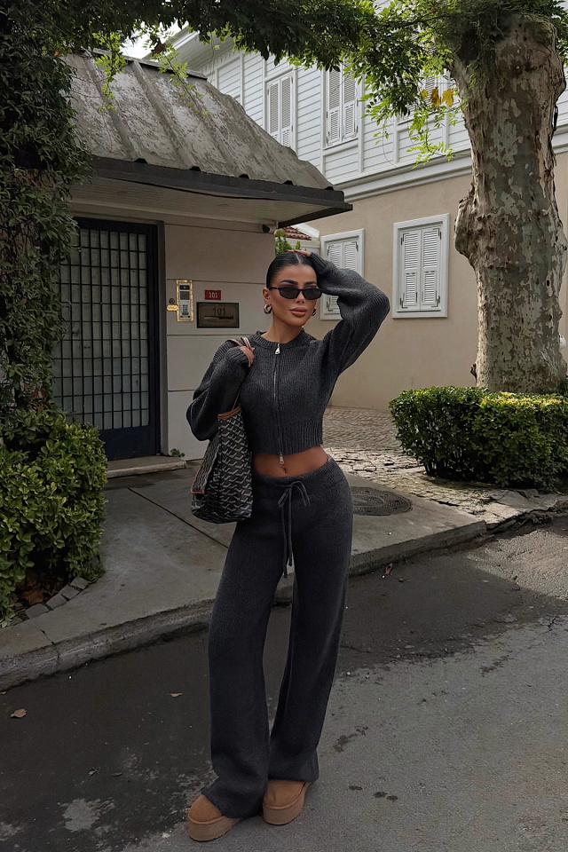 Antrasit Zaria Triko Takım ATE-3979 - 4