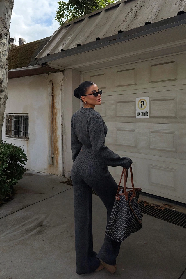 Antrasit Zaria Triko Takım ATE-3979 - 5