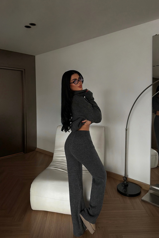 Antrasit Nalani triko takım ATE-4270 - 4