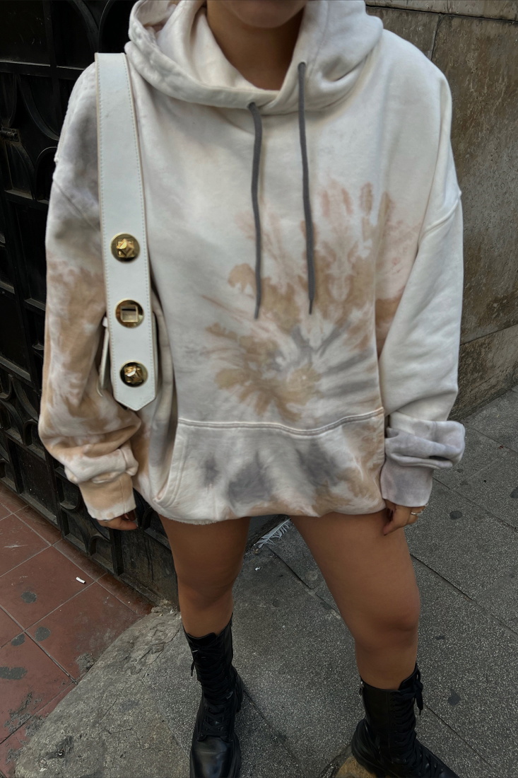 Batik Desen Kapşonlu Sweat ATE2338 - EYYO