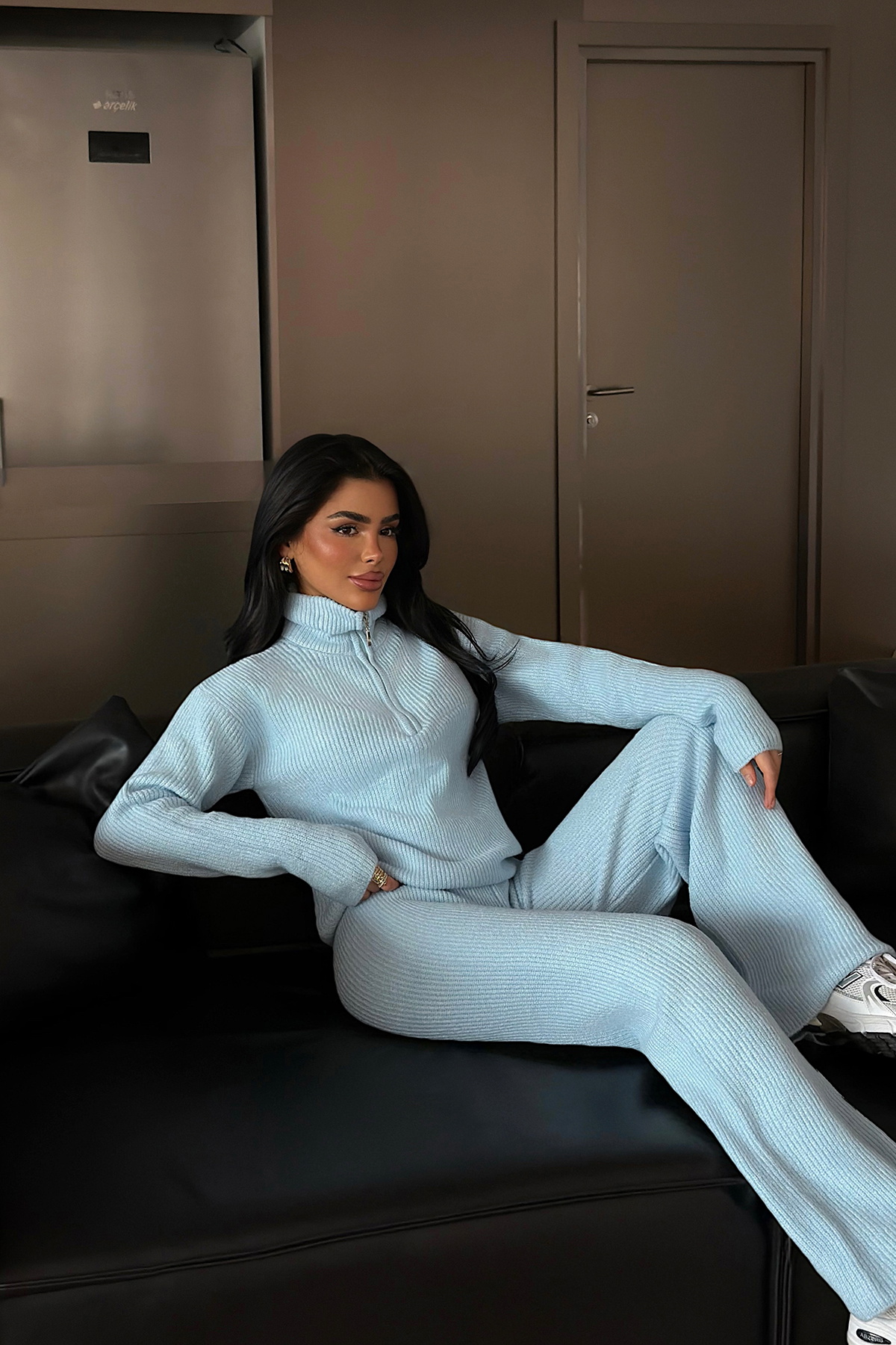 Bebe Mavisi Nalani Triko Takım ATE-4267 - 1