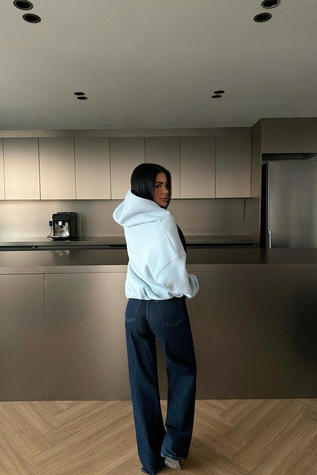 Bebe Mavisi Medias Kapüşonlu Hırka ATE-4871 - 4