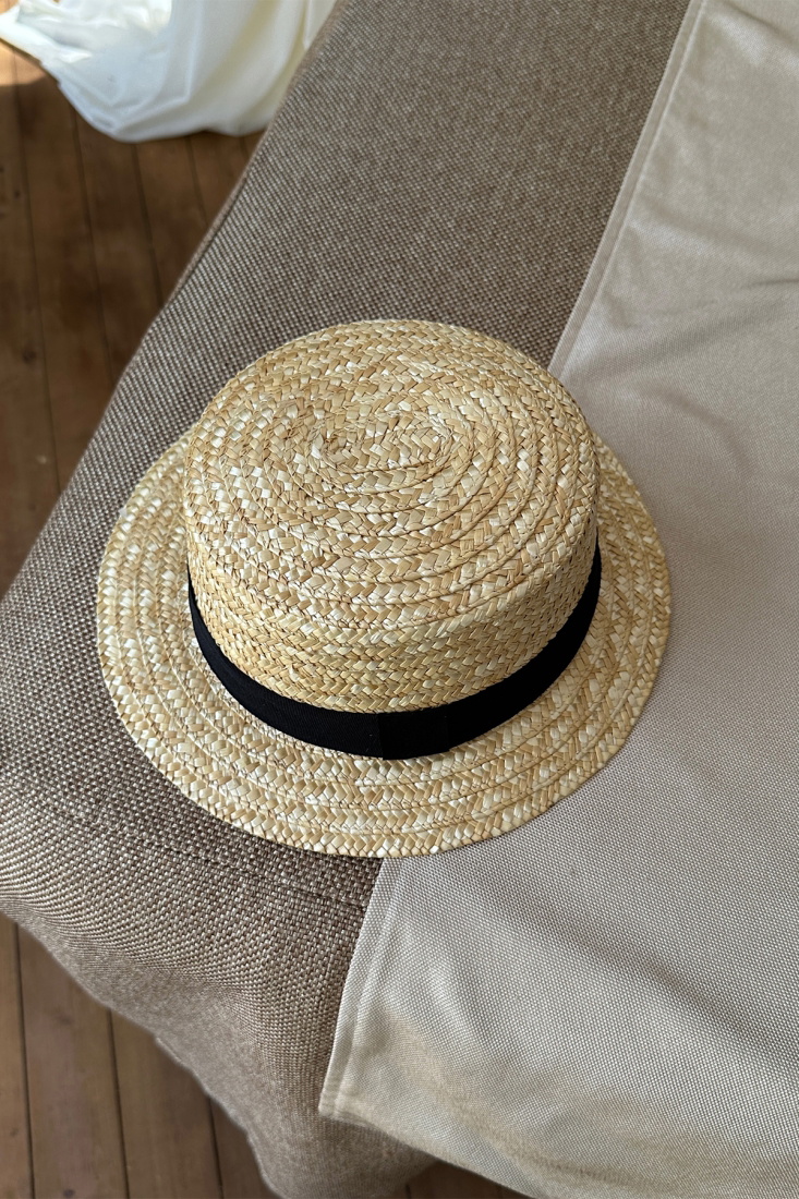 Beige Cowboy Hat AATE6595 - EYYO