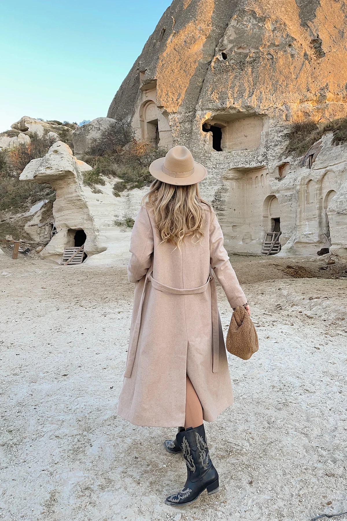 Beige Kasha Coat ATE1890 - 5