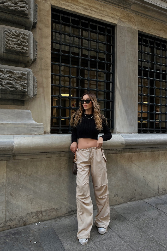 Beige Laced Pants ATE2309 - 6