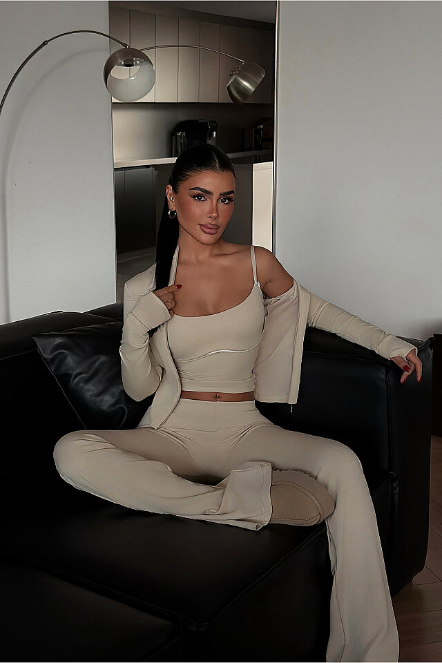 Bej 5'lı Yoga Set