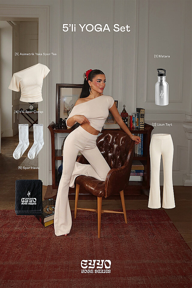 Bej 5'li Yoga Set - 