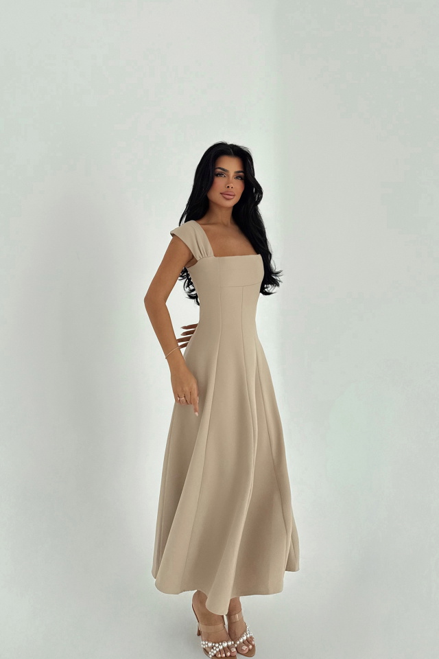Bej Rhea Elbise ATE-2805 - 2