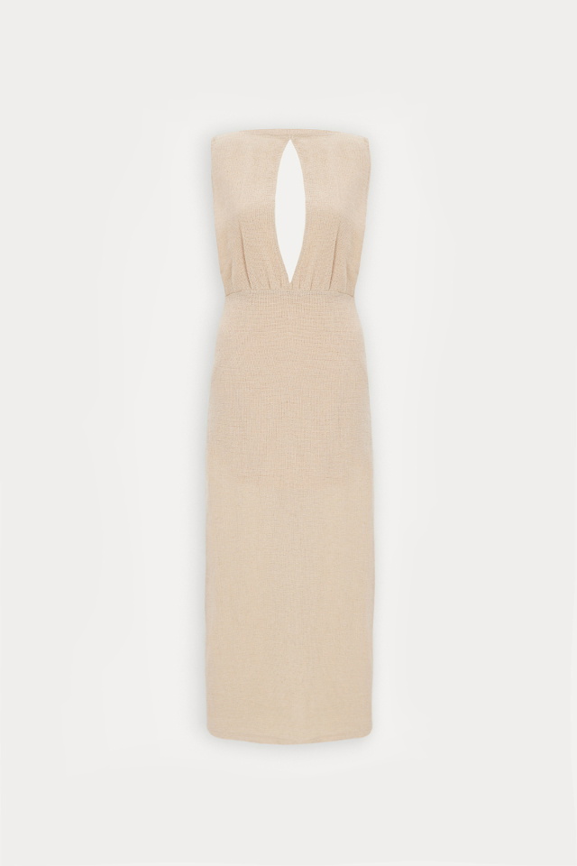 Bej Himari Elbise ATE-1650 - 4