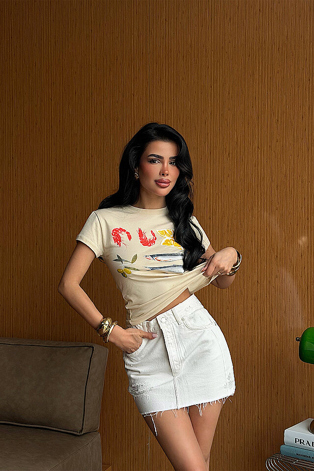 Bej Tenge Tshirt