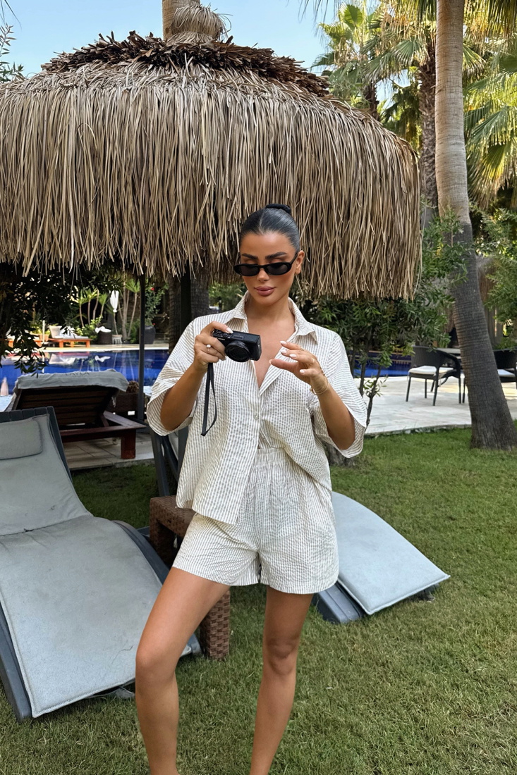 Bej Pamela Takım ATE-3327 - EYYO