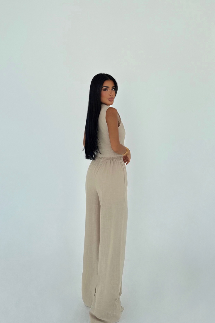 Bej Eliza Keten Takım ATE-3164 - EYYO