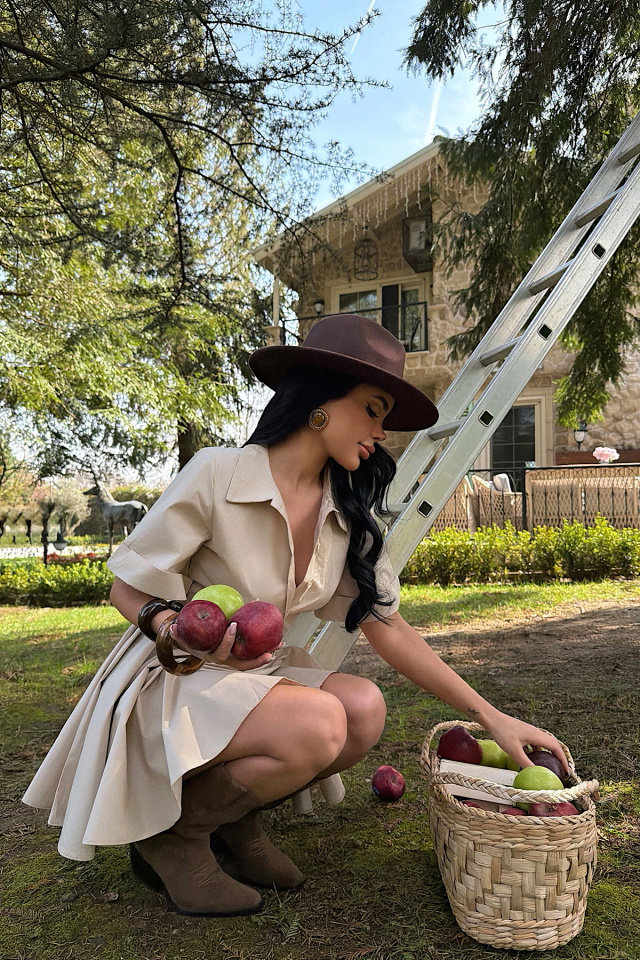 Bej Amoure Elbise ATE-4918 - 2