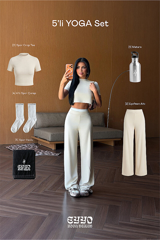 Bej Finite 5'li Yoga Set - 