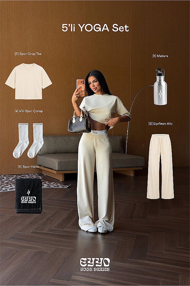 Bej Judem 5'li Yoga Set -