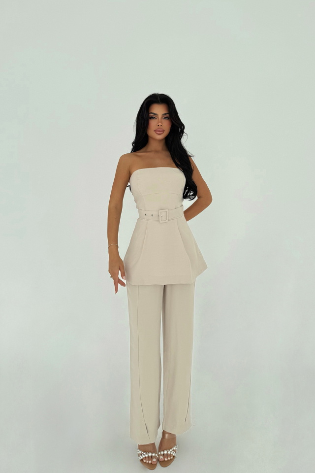 Bej Betty Kemerli Takım ATE-2799 