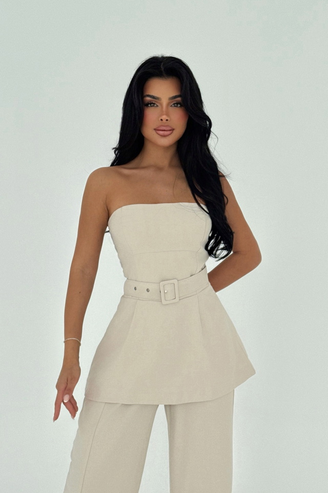 Bej Betty Kemerli Takım ATE-2799 - 2