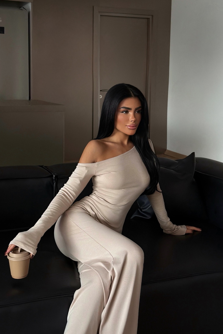 Bej Kendrick Takım ATE-4025 - EYYO