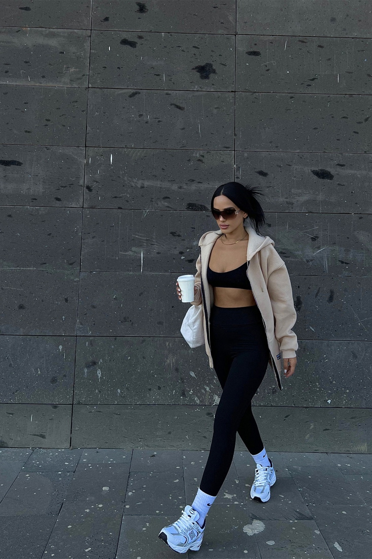 Bej Önü Fermuarlı Hırka ATE1981 - KTN