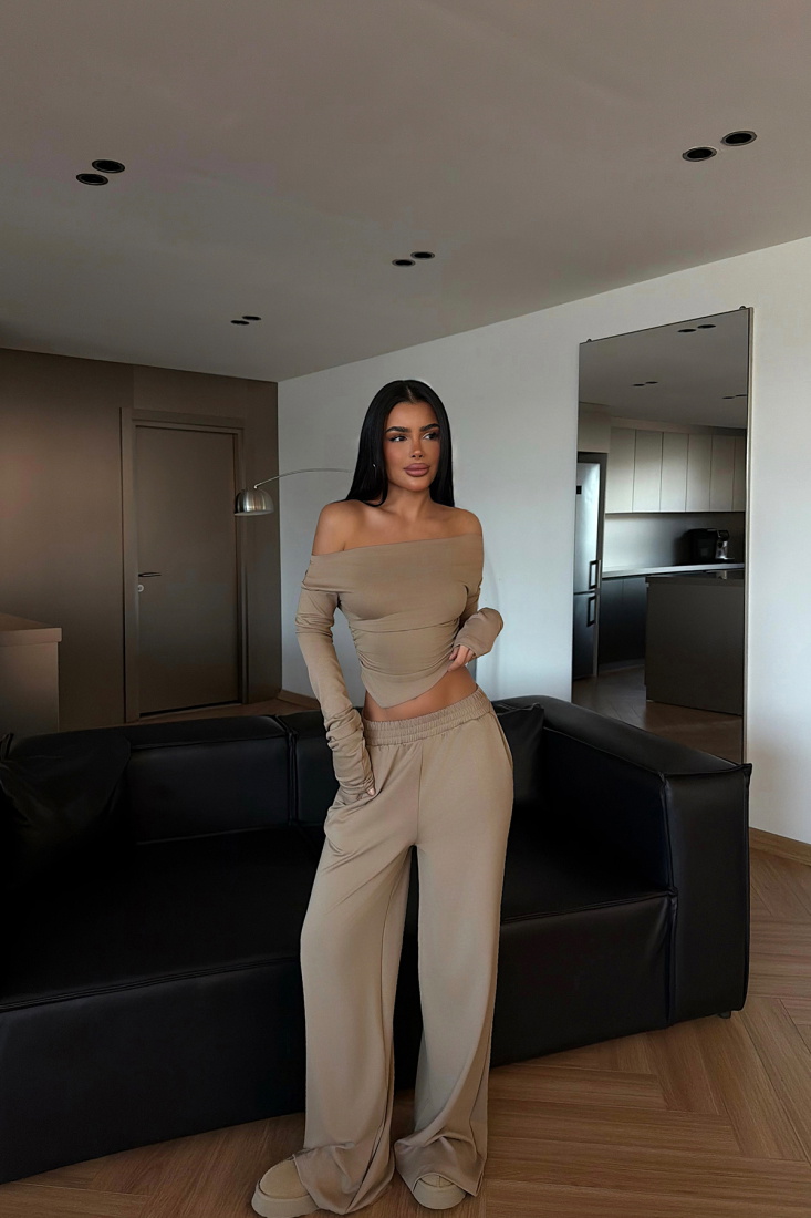 Bej Allona Takım ATE-4519 - EYYO