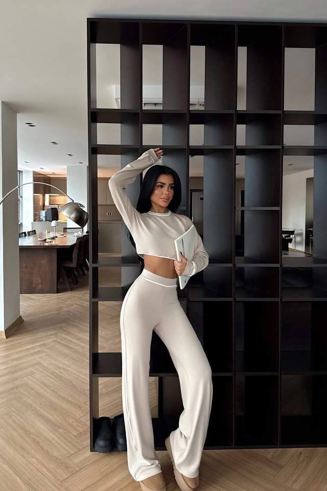 Bej Lorisy Takım ATE-3687 - 4