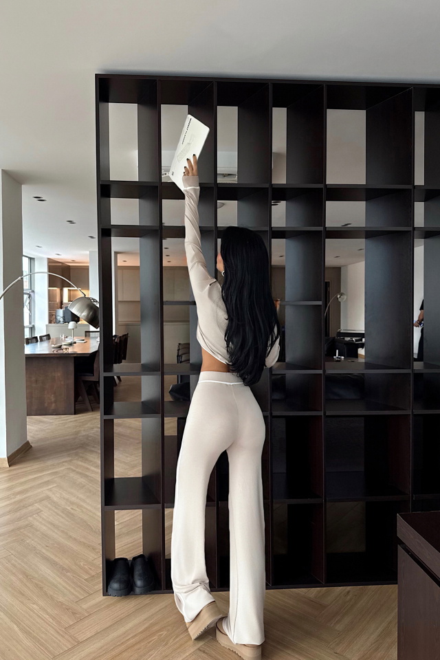 Bej Lorisy Takım ATE-3687 - 5