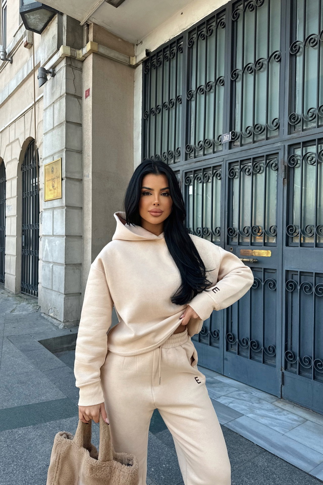 Bej Savannah Eşofman Takım ATE-0606 - 3
