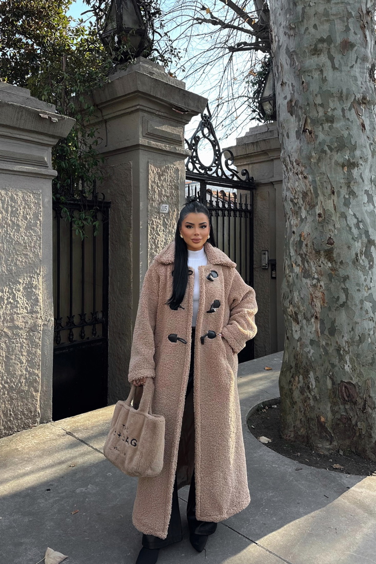 Bej Teddy Cep Detay Kaban ATE-0551 - EYYO