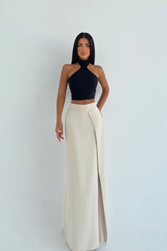 Bej Drea Uzun Etek ATE-2347 - 2