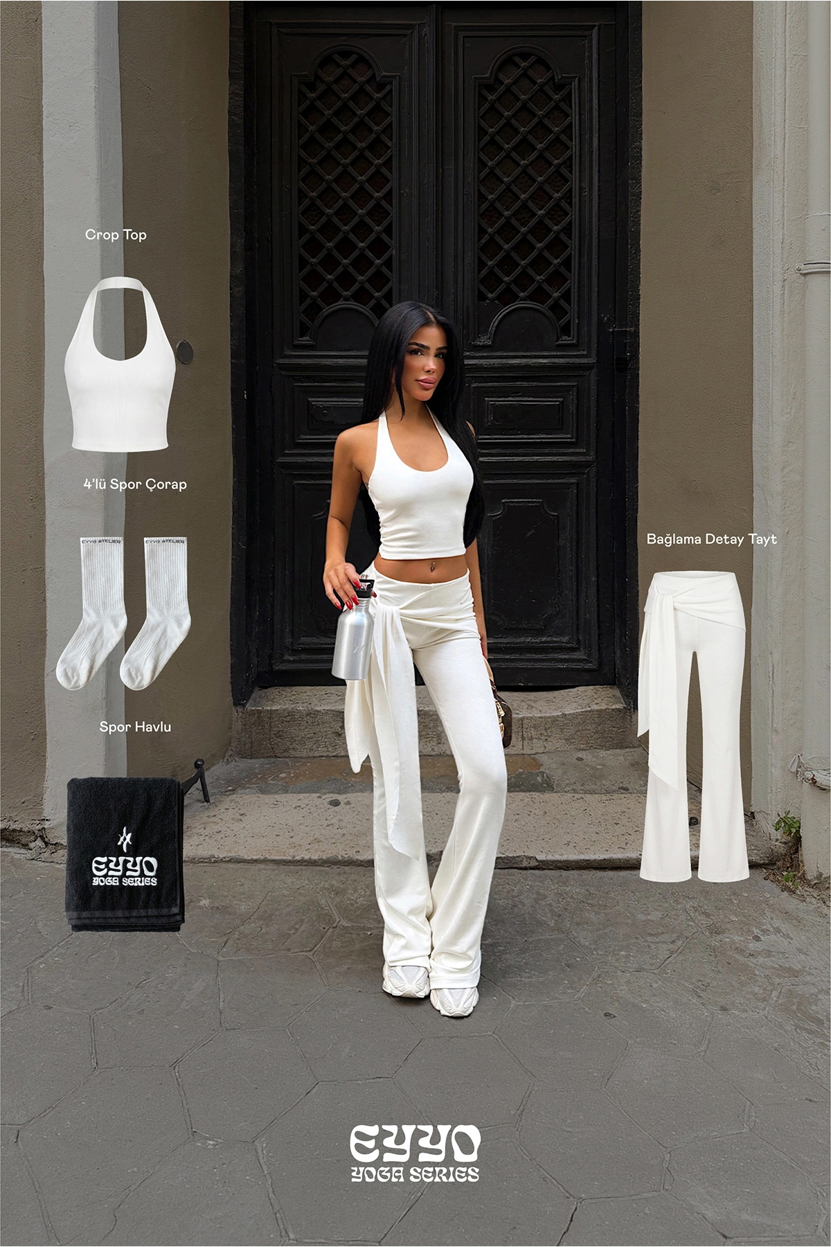 Beyaz 4 Li Yoga Set - 1
