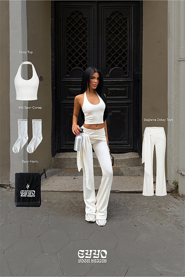 Beyaz 4 Li Yoga Set -