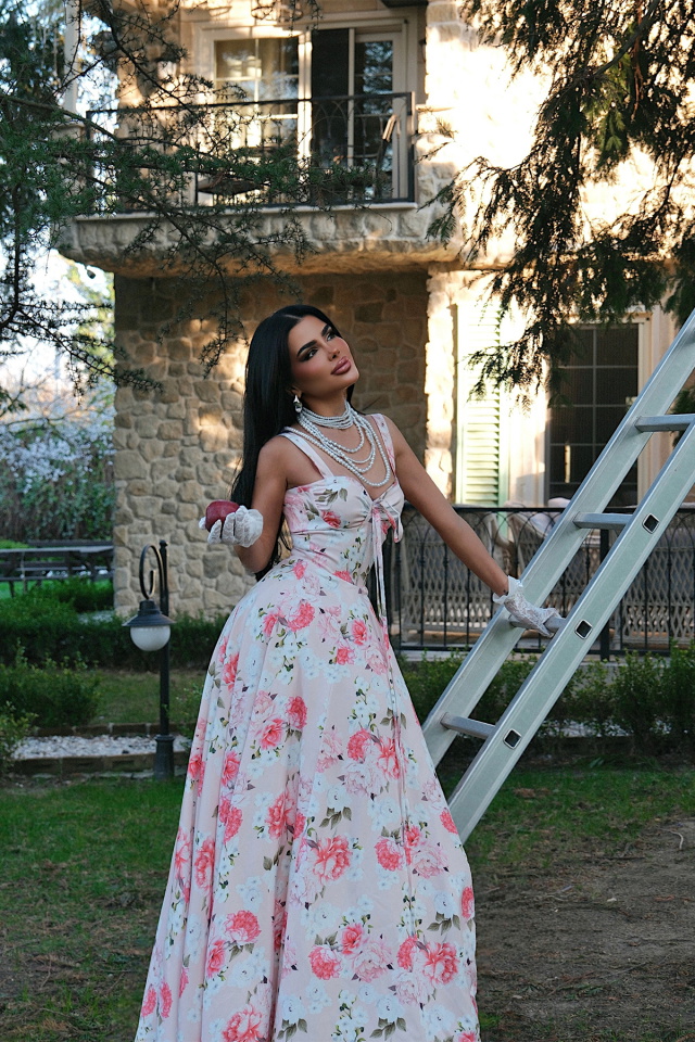 Beyaz Deja Elbise ATE-5179 - 5