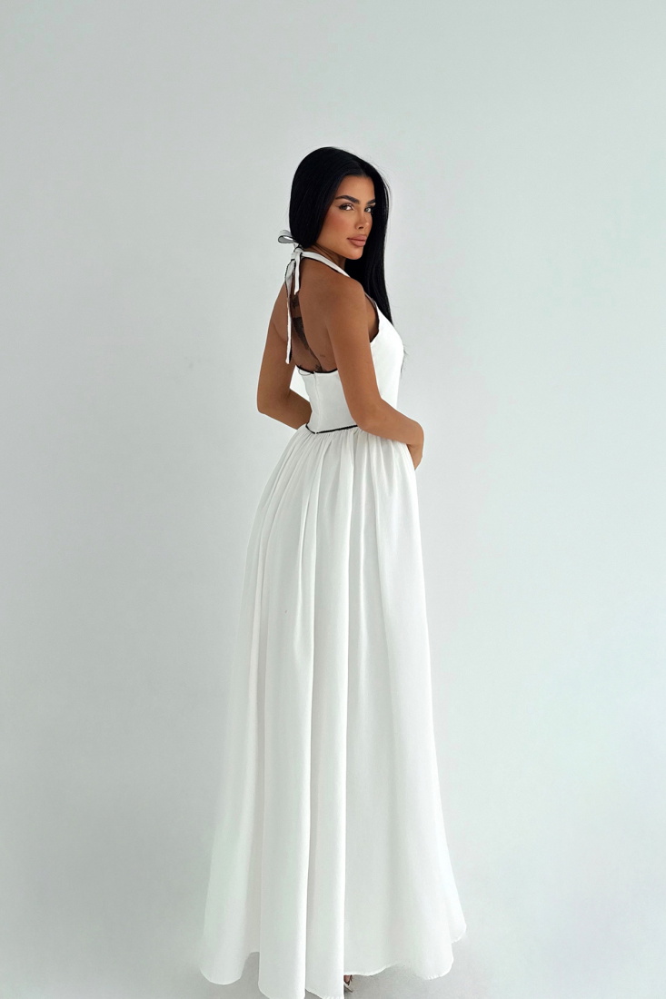 Beyaz Neyela Elbise ATE-3461 - EYYO