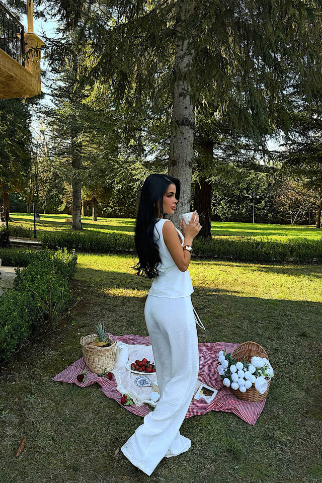 Beyaz Wollika Takım ATE-4894 - 5