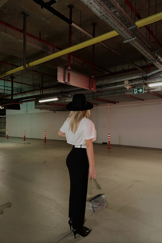 Beyaz Basic Crop Top ATE3505 - 2