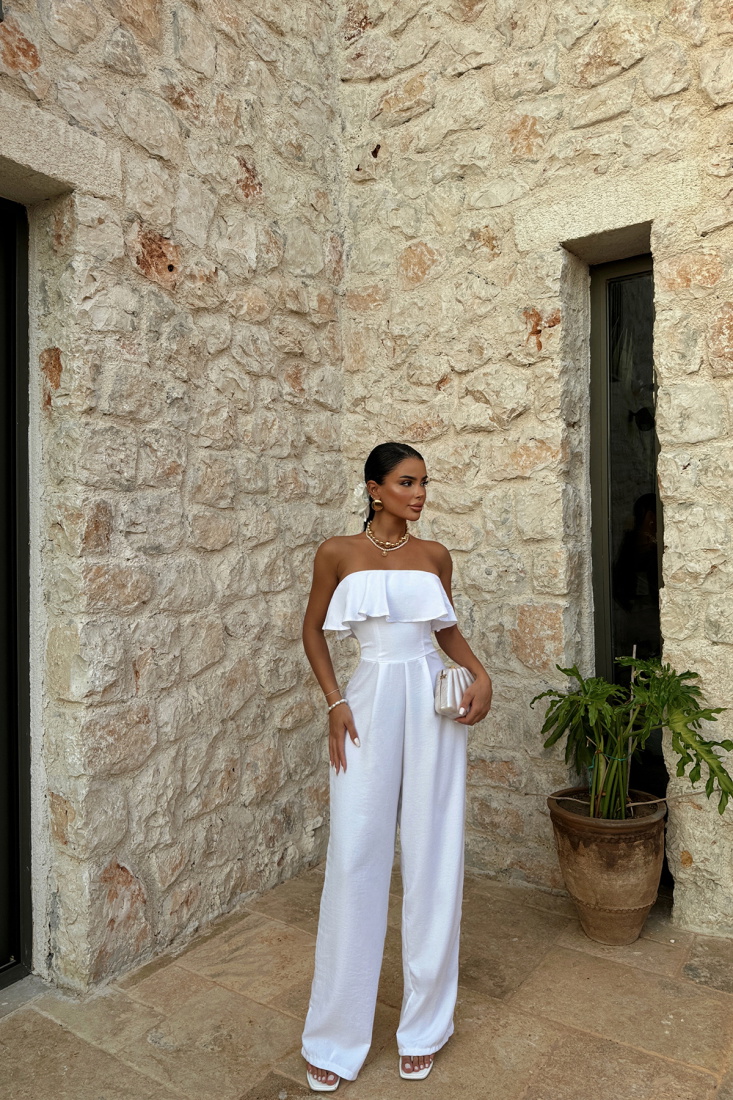 Beyaz Fedora Tulum ATE-1497 - EYYO