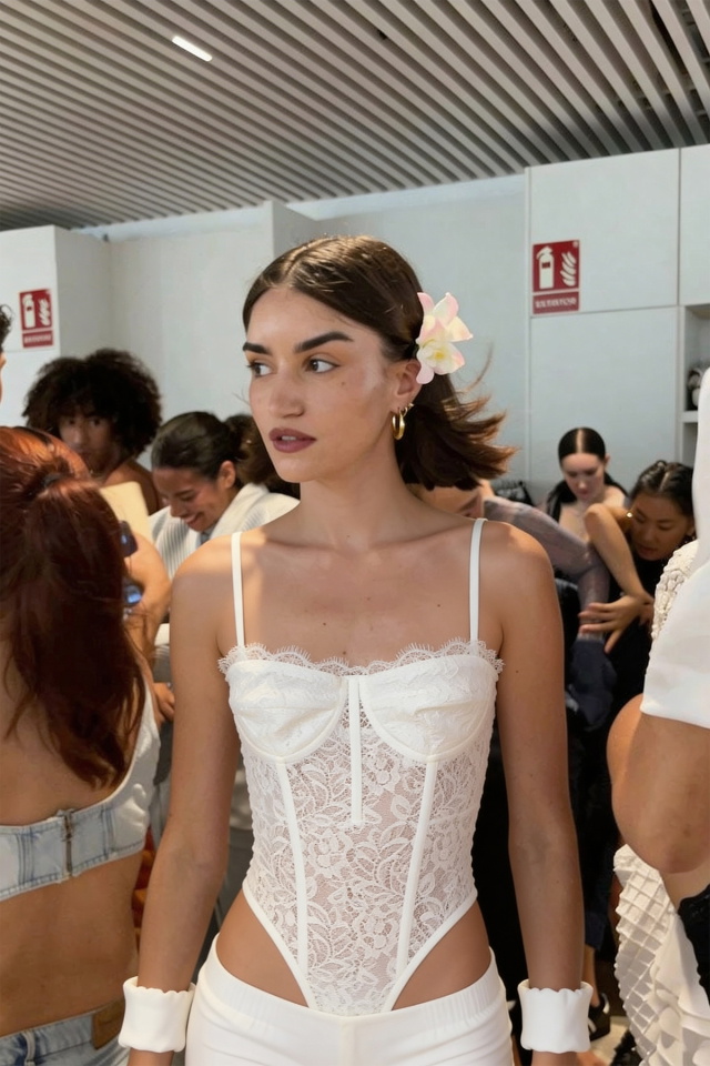 Beyaz Aqipur Bodysuit ATE-4983 - 7